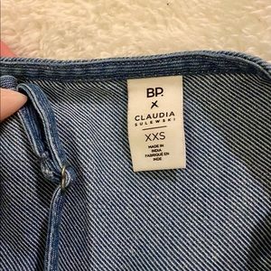 100% cotton “denim” BP. X CLAUDIA SULEWSKI dress